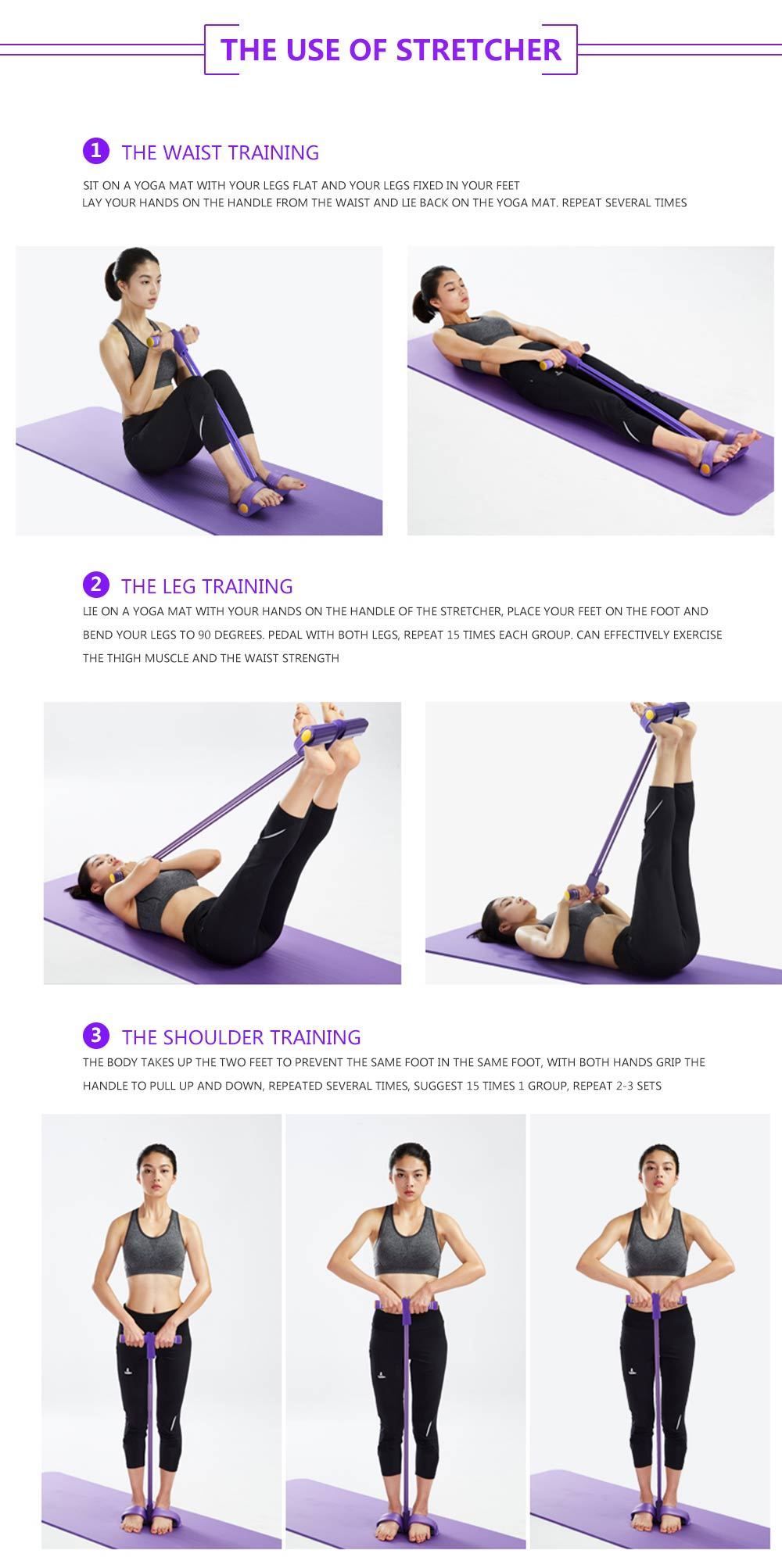 Yoga Pedal Puller Resistance Band Fitness Equipment